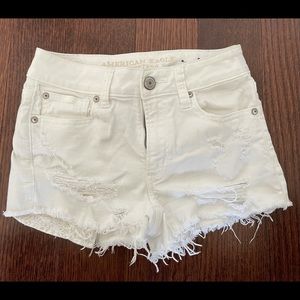 American Eagle White Short